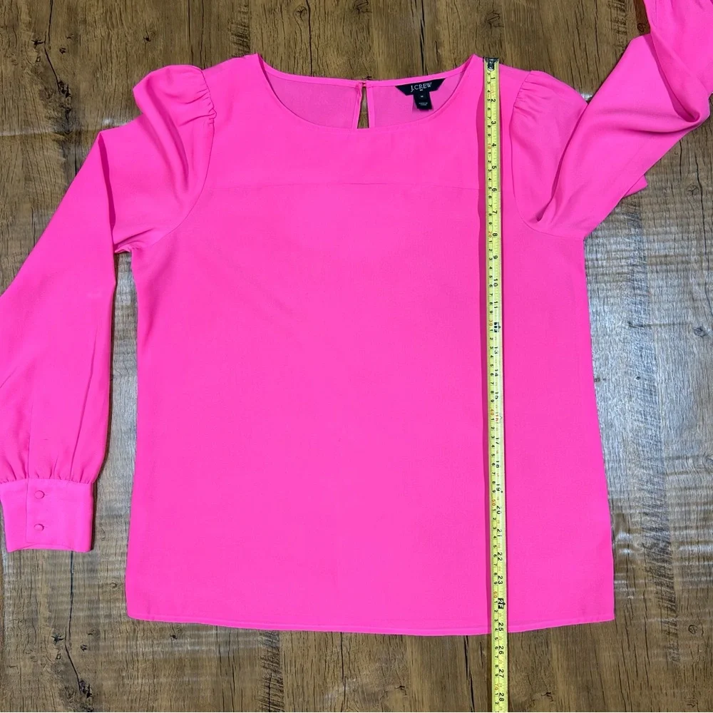 J.Crew long sleeve Pink blouse M